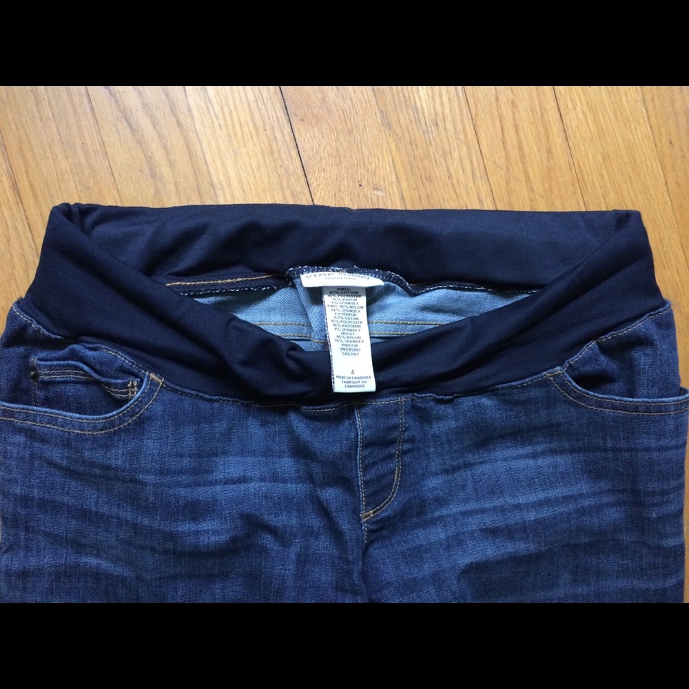Maternity bootcut jeans